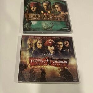Pirates of the Caribbean DVD Set - Black Cases